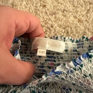 Love shack fancy Floral Smocked skirt